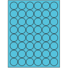 1.25" x 1.25"  Sheet Label