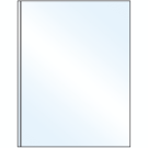 8.375" x 11"  Sheet Label