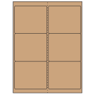 4" x 3.33"  Sheet Label