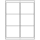 4" x 3.33"  Sheet Label