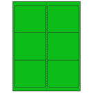 4" x 3.33"  Sheet Label