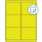 4" x 3.33"  Sheet Label