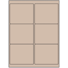 4" x 3.33"  Sheet Label