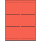 4" x 3.33"  Sheet Label