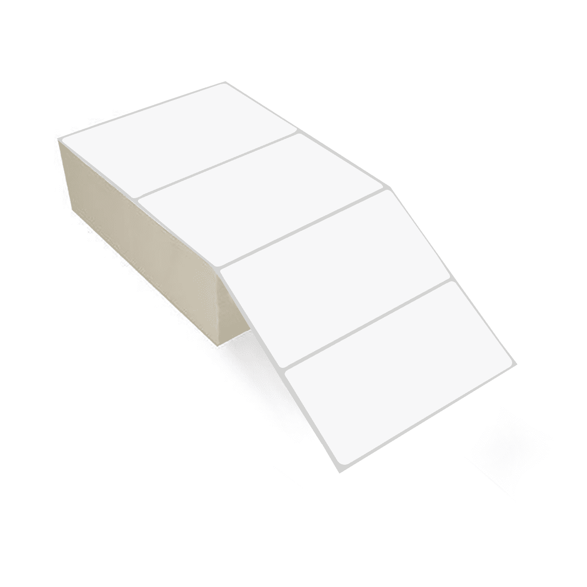 8.375" x 5.5" Inkjet Labels - Fanfold - Matte Polypropylene