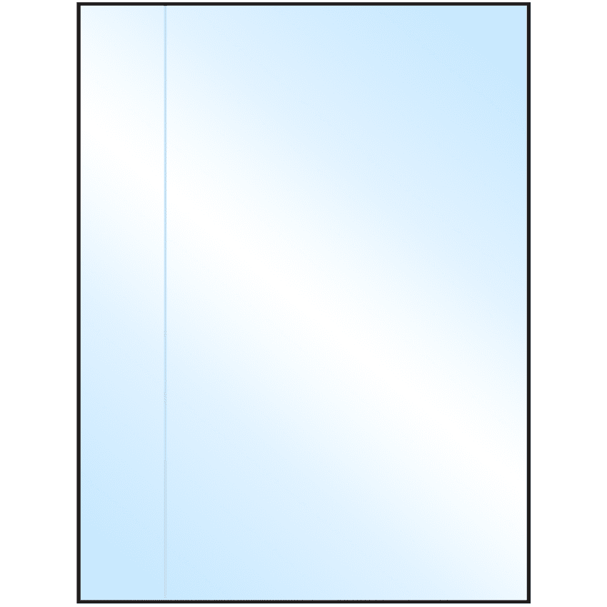 8.5" x 11" White Premium High Gloss Rectangular Sheet Labels