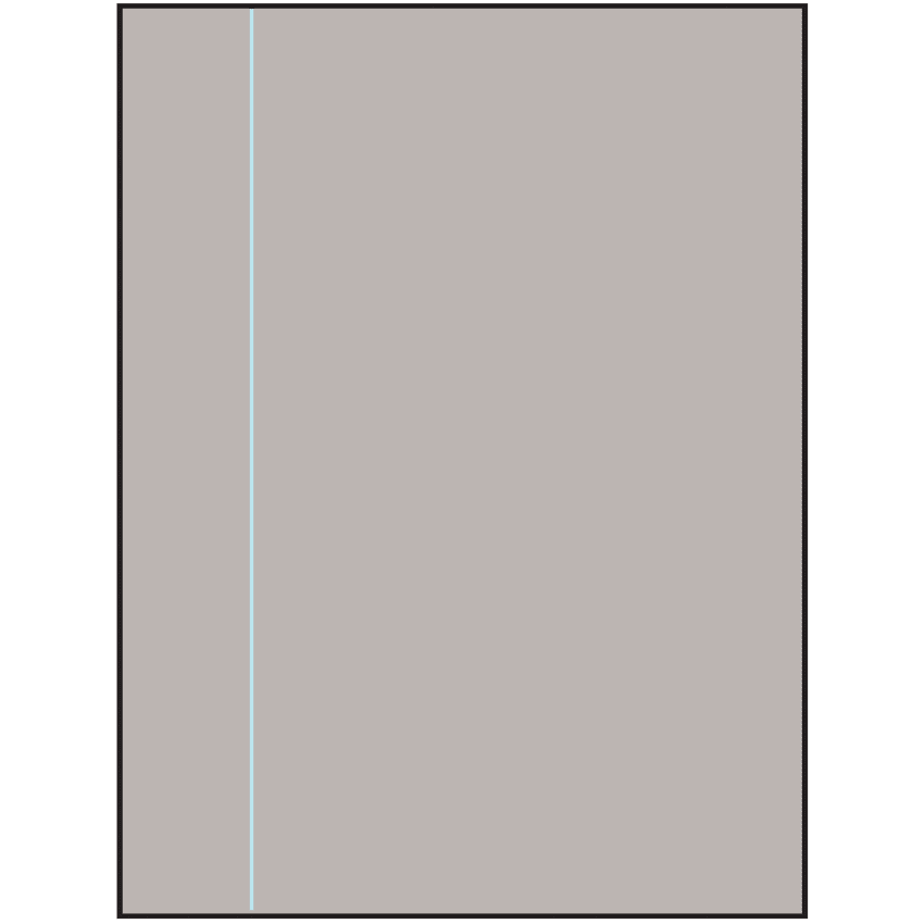 8.5" x 11" Gray Rectangular Sheet Labels