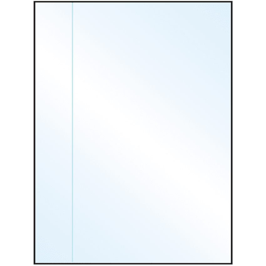 8.5" x 11" White Mid Gloss Rectangular Sheet Labels
