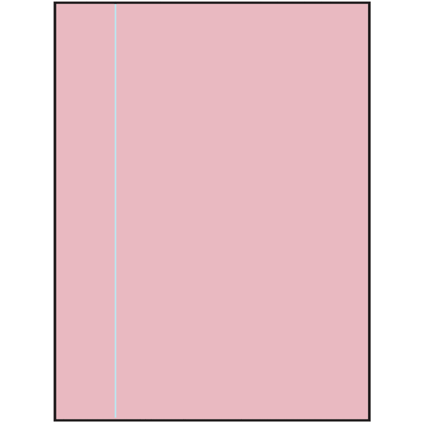 8.5" x 11" Pastel Pink Rectangular Sheet Labels