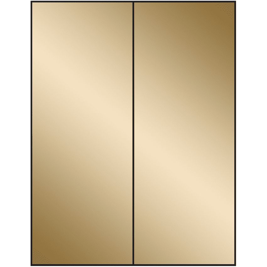 4.25" x 11" Gold Foil Rectangular Sheet Labels