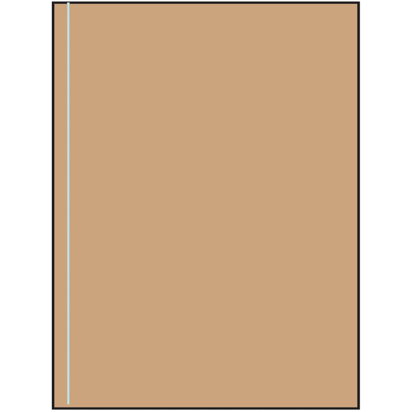 8.5" x 11" Brown Kraft Rectangular Sheet Labels
