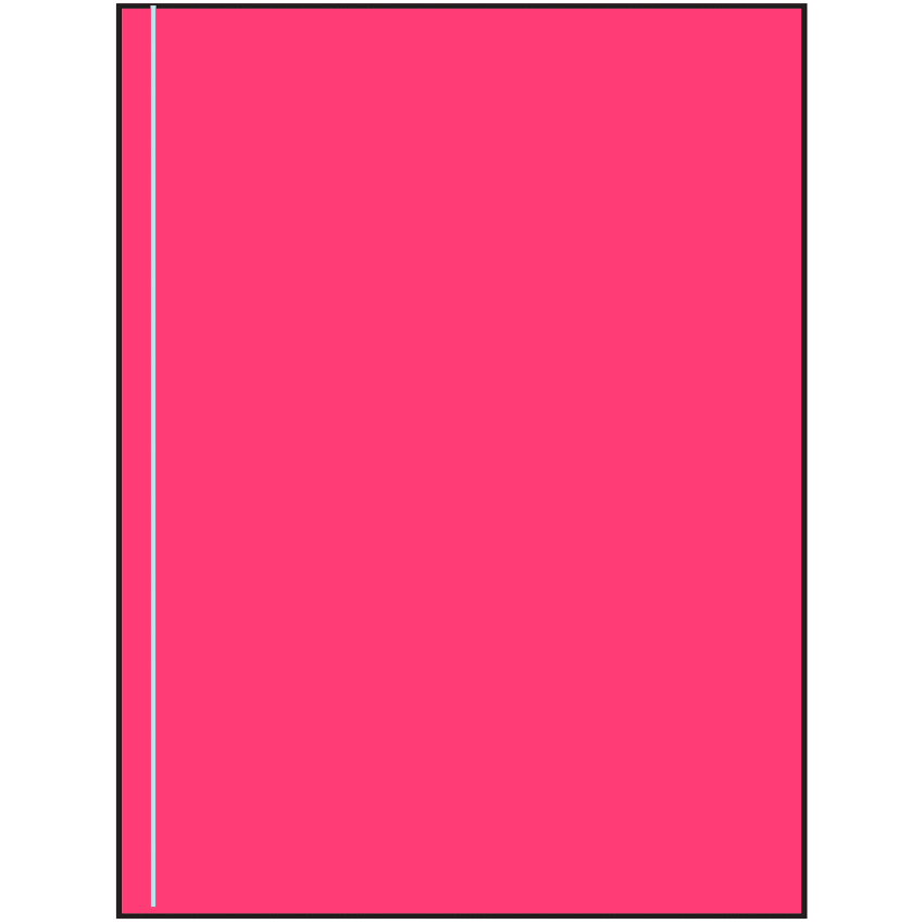 8.5" x 11" Fluorescent Pink Rectangular Sheet Labels