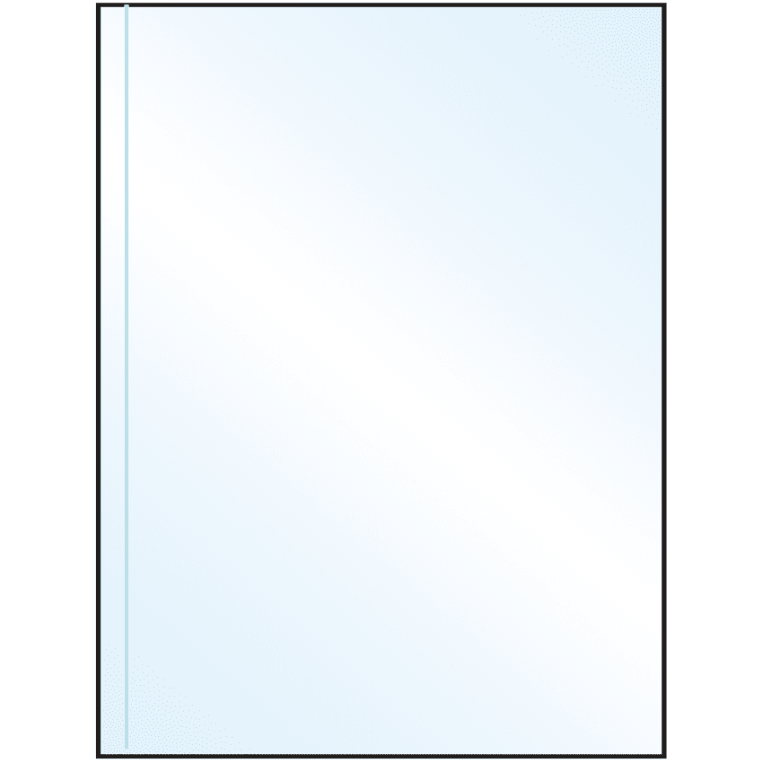 8.5" x 11" White Mid Gloss Rectangular Sheet Labels