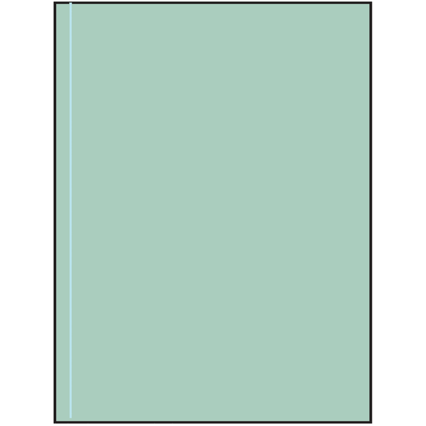 8.5" x 11" Pastel Green Rectangular Sheet Labels