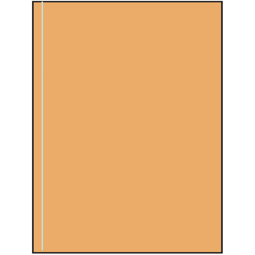 8.5" x 11" Pastel Orange Rectangular Sheet Labels
