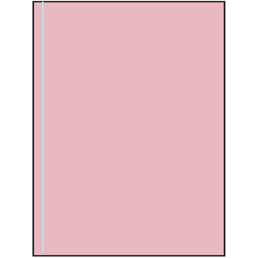 8.5" x 11" Pastel Pink Rectangular Sheet Labels