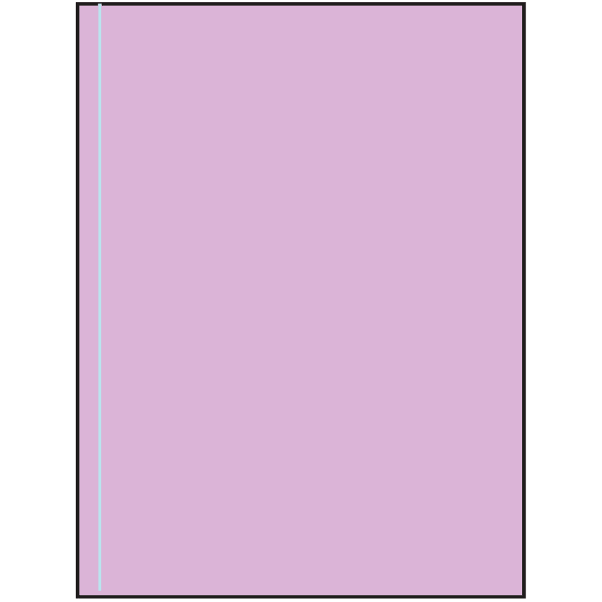 8.5" x 11" Pastel Purple Rectangular Sheet Labels
