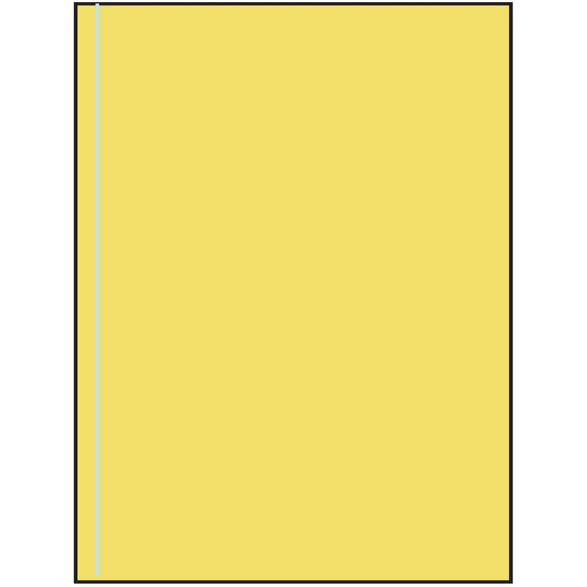 8.5" x 11" Pastel Yellow Rectangular Sheet Labels