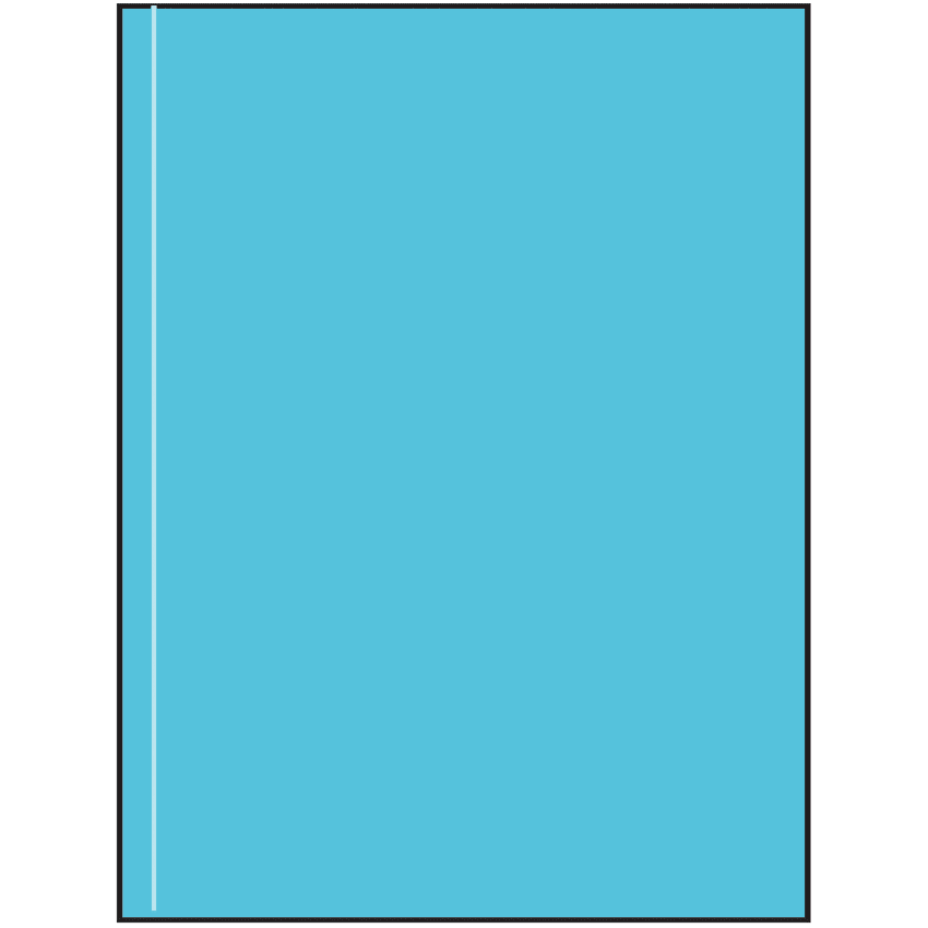 8.5" x 11" Turquoise Rectangular Sheet Labels