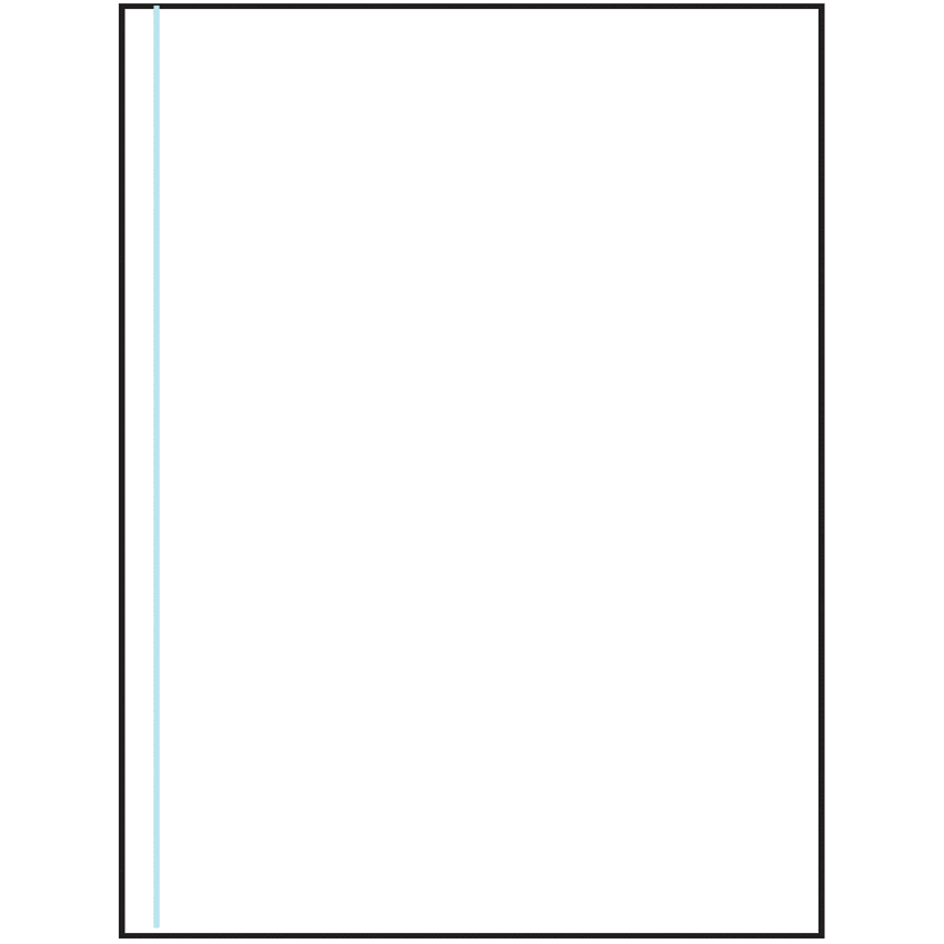 8.5" x 11" White Rectangular Sheet Labels