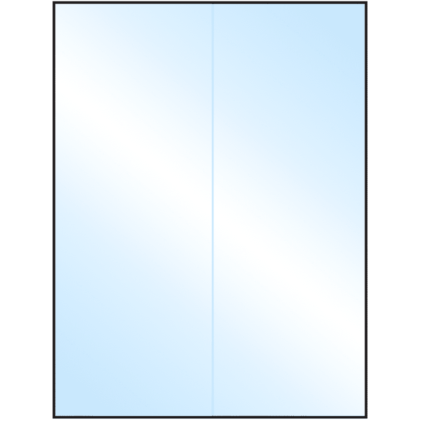 8.5" x 11" White Premium High Gloss Rectangular Sheet Labels