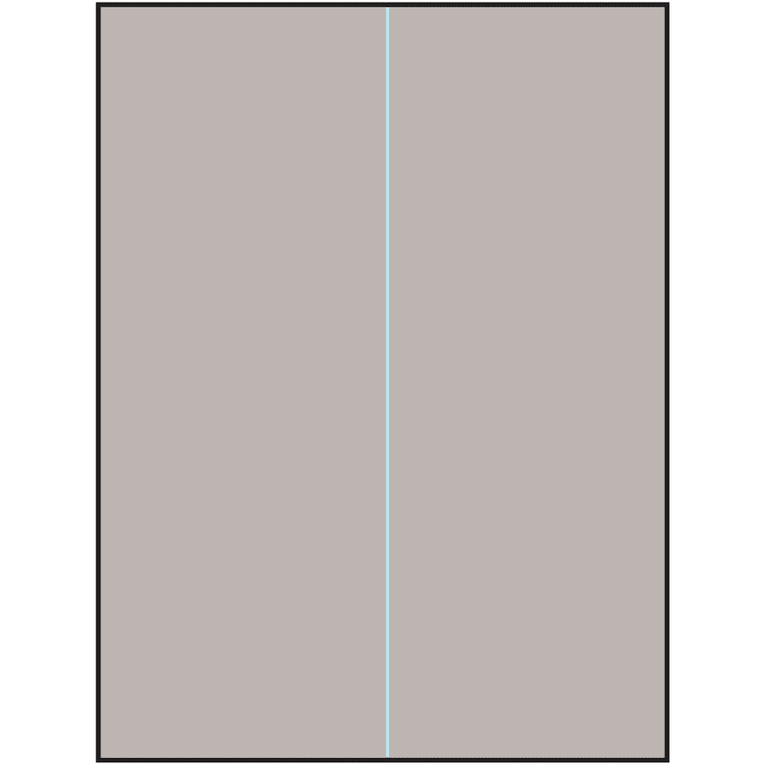 8.5" x 11" Gray Rectangular Sheet Labels