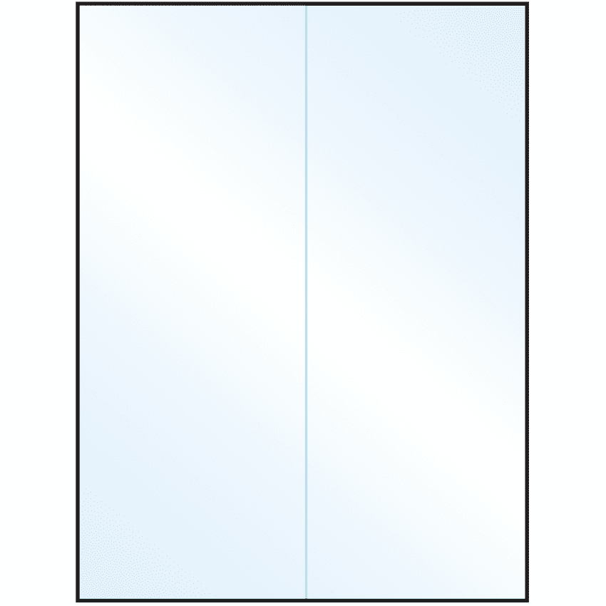 8.5" x 11" White Mid Gloss Rectangular Sheet Labels