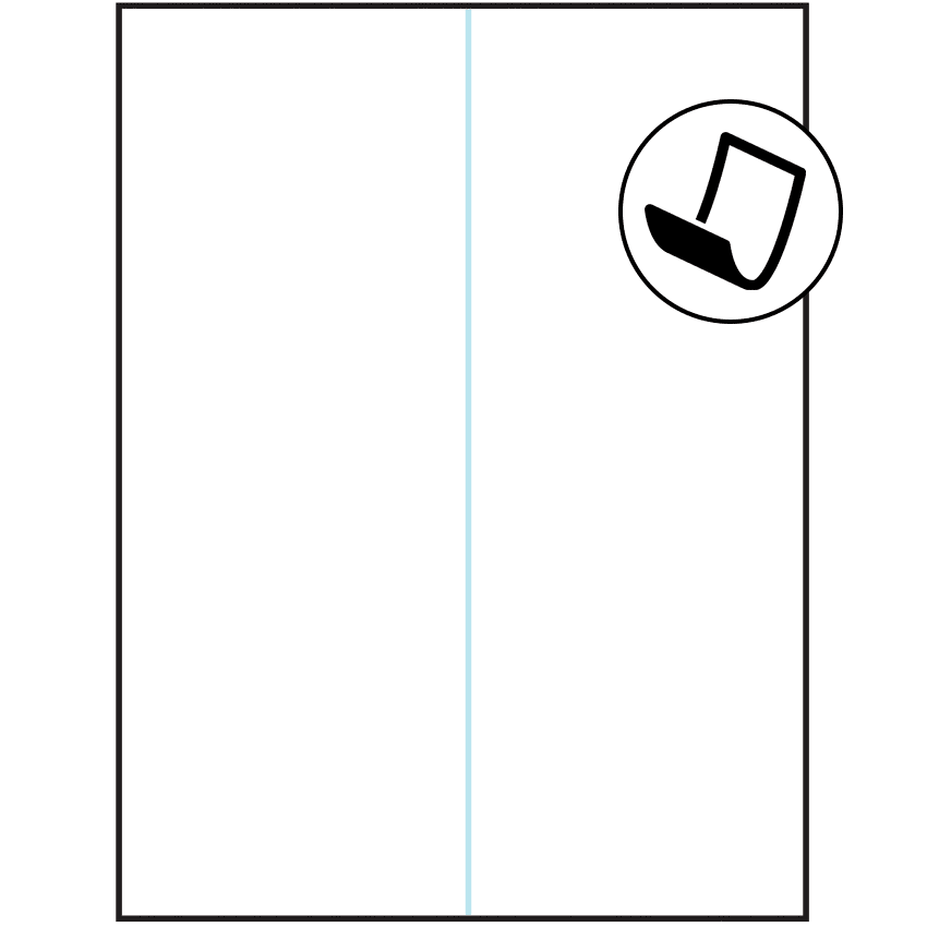 8.5" x 11" Blockout Rectangular Sheet Labels