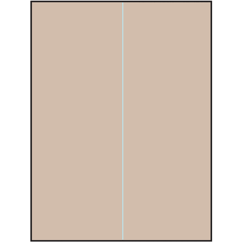 8.5" x 11" Pastel Tan Rectangular Sheet Labels