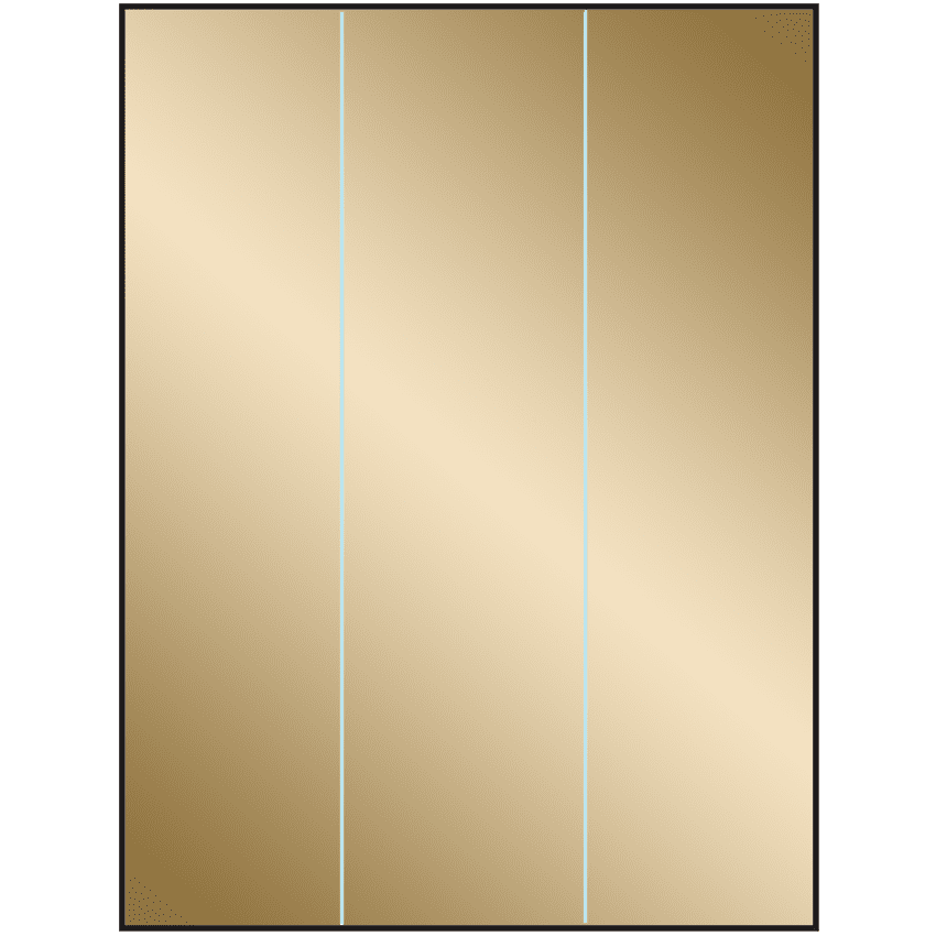 8.5" x 11" Gold Foil Rectangular Sheet Labels