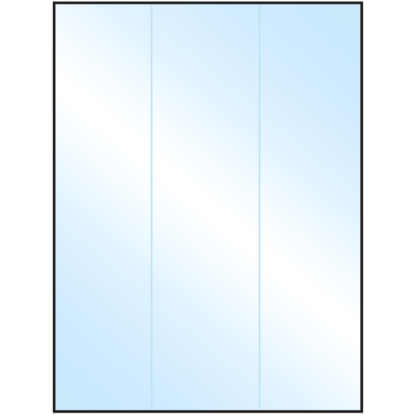 8.5" x 11" White Premium High Gloss Rectangular Sheet Labels