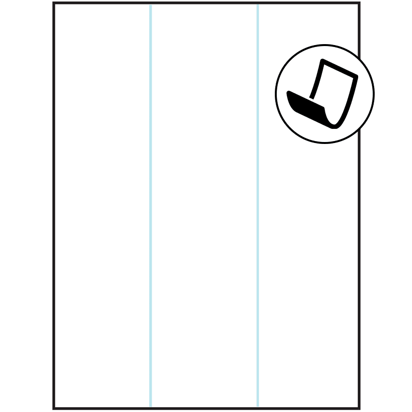 8.5" x 11" Blockout Rectangular Sheet Labels