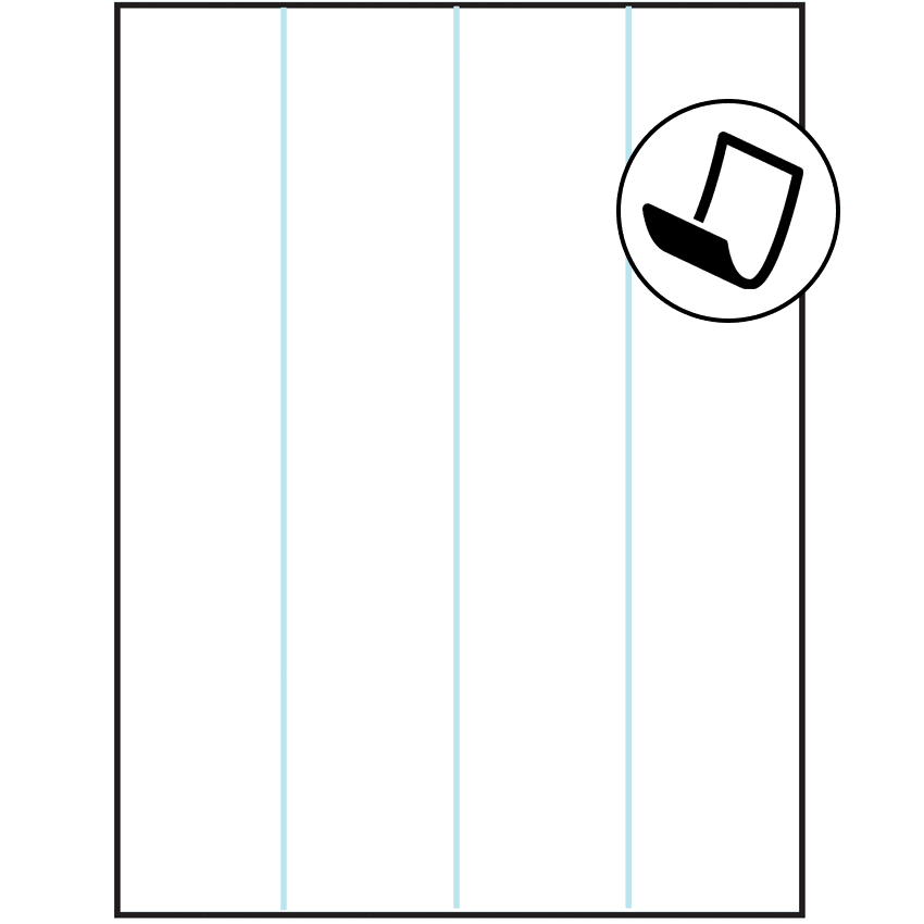 8.5" x 11" Blockout Rectangular Sheet Labels