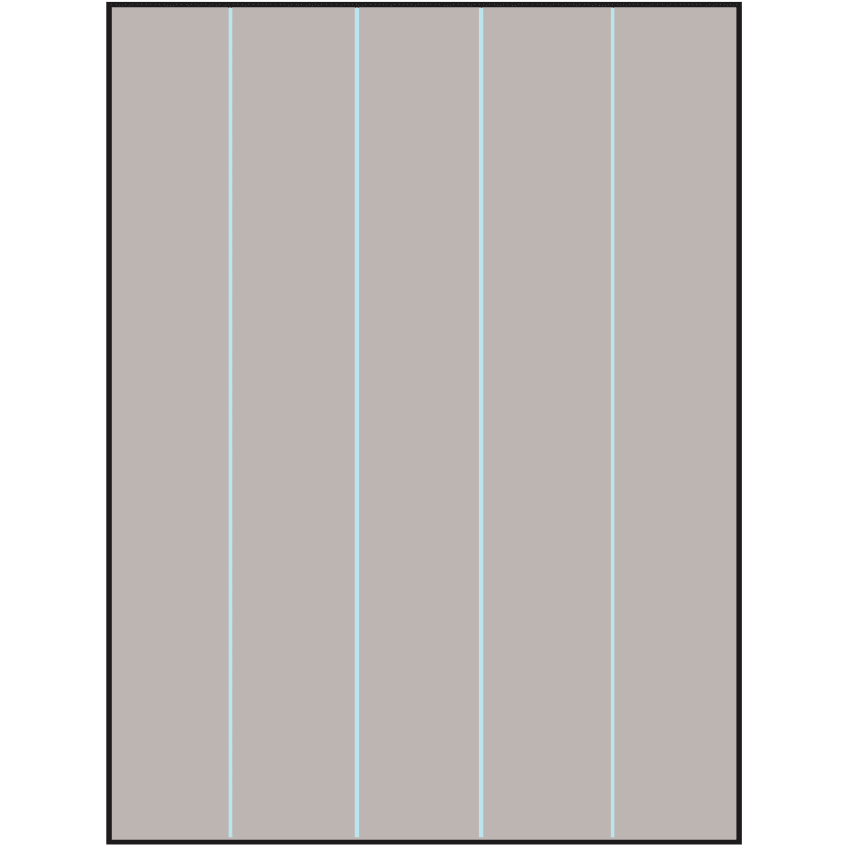 8.5" x 11" Gray Rectangular Sheet Labels