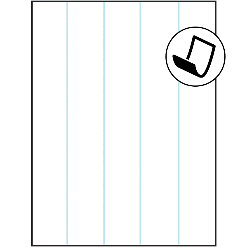 8.5" x 11" Blockout Rectangular Sheet Labels