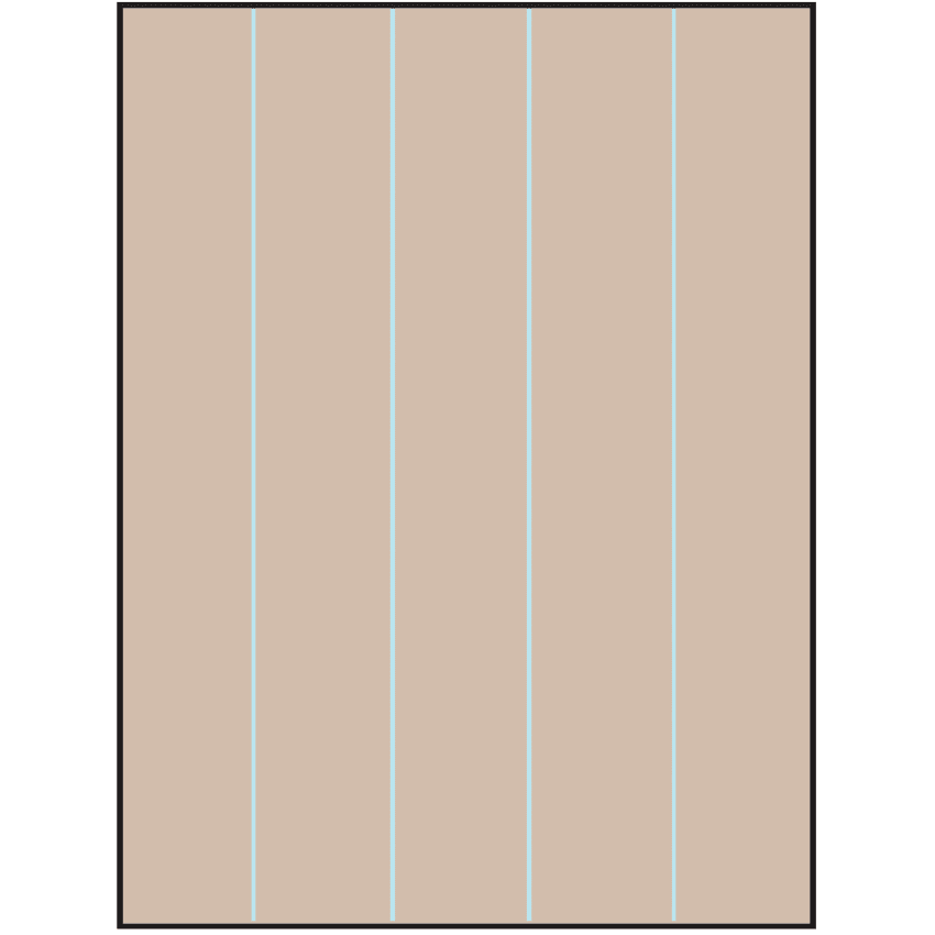 8.5" x 11" Pastel Tan Rectangular Sheet Labels