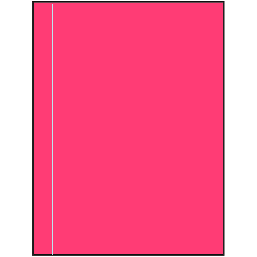 8.5" x 11" Fluorescent Pink Rectangular Sheet Labels