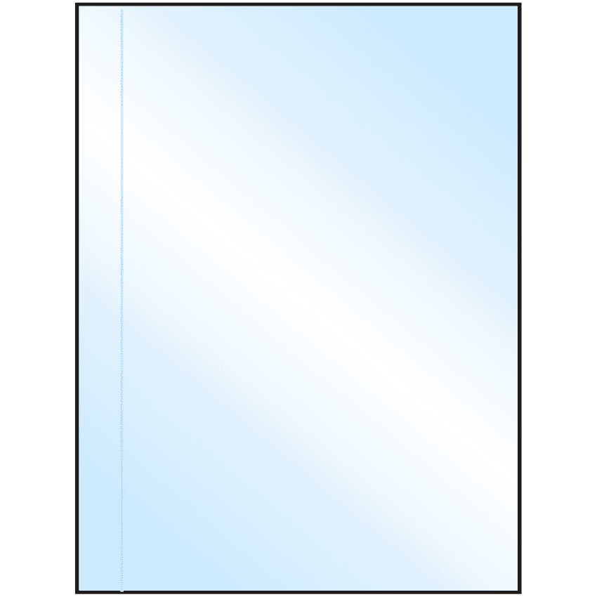8.5" x 11" White Premium High Gloss Rectangular Sheet Labels