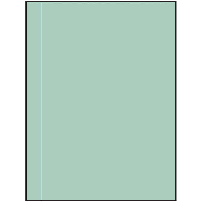 8.5" x 11" Pastel Green Rectangular Sheet Labels