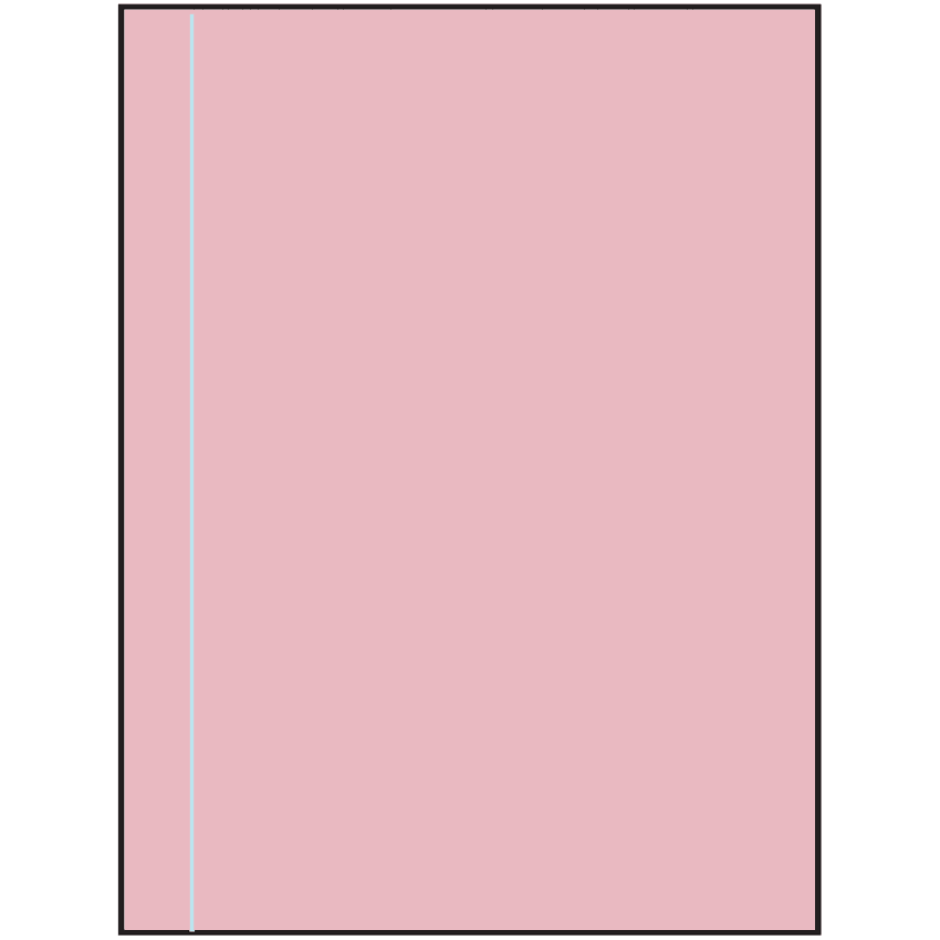 8.5" x 11" Pastel Pink Rectangular Sheet Labels