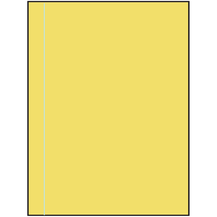 8.5" x 11" Pastel Yellow Rectangular Sheet Labels
