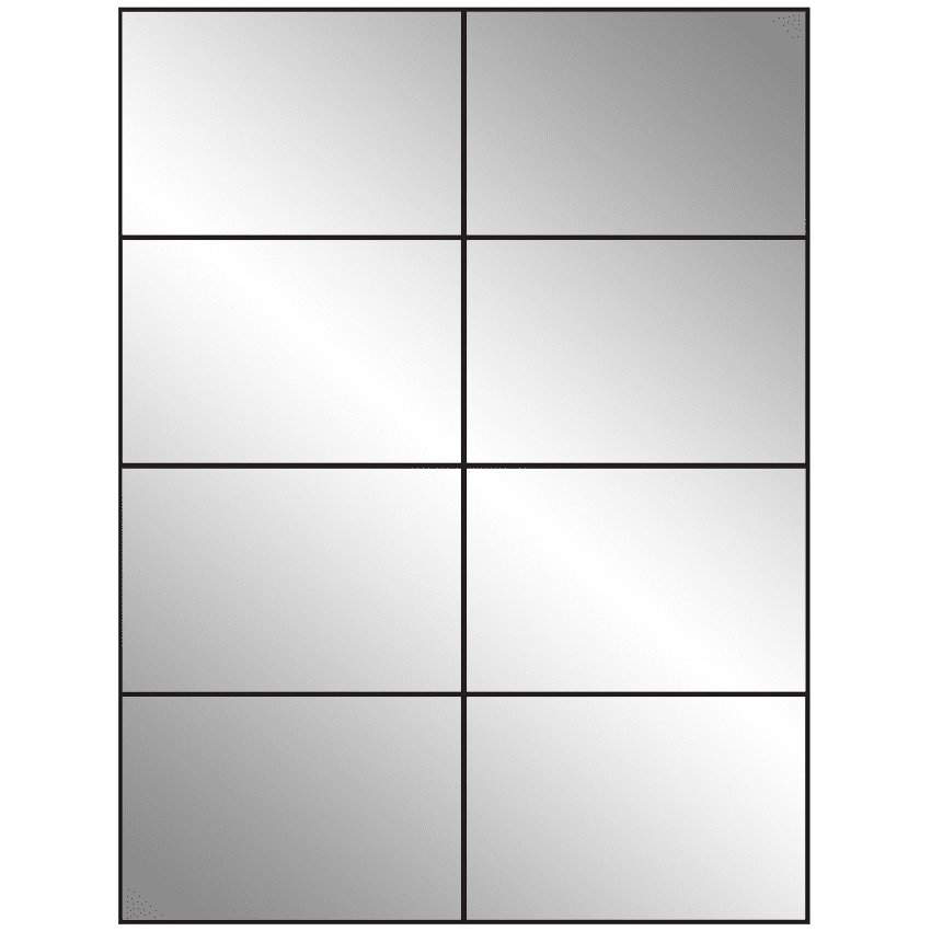 4.25" x 2.75" Silver Foil Rectangular Sheet Labels