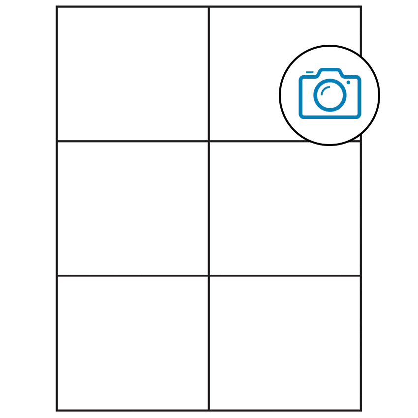 4.25" x 3.66" Photo Gloss Rectangular Sheet Labels
