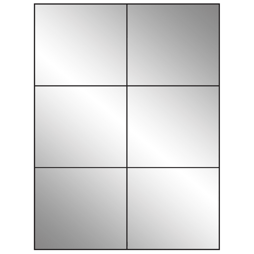 4.25" x 3.66" Silver Foil Rectangular Sheet Labels