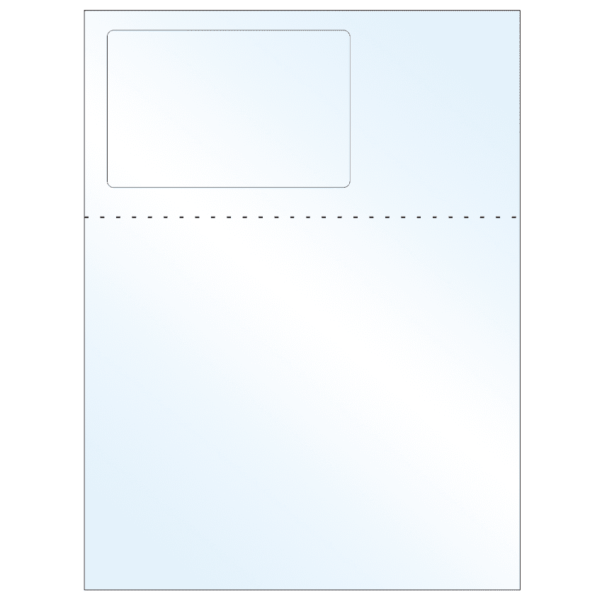 4.75" x 3" Crystal Clear Rectangular Sheet Labels