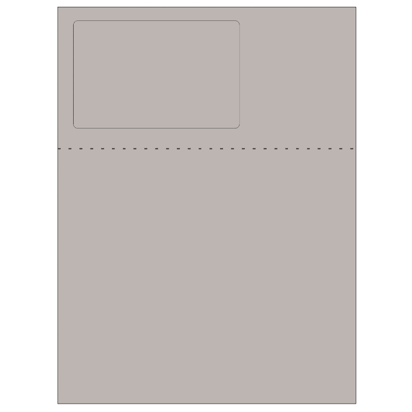 4.75" x 3" Gray Rectangular Sheet Labels