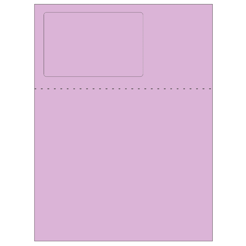 4.75" x 3" Pastel Purple Rectangular Sheet Labels