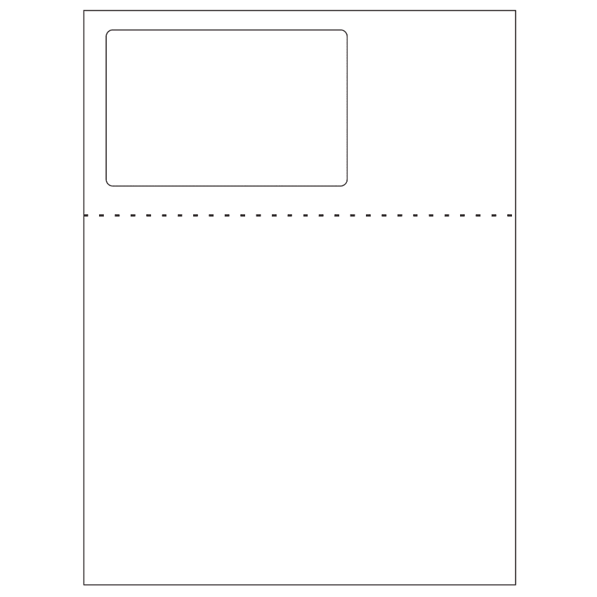 4.75" x 3" White Polyester Rectangular Sheet Labels