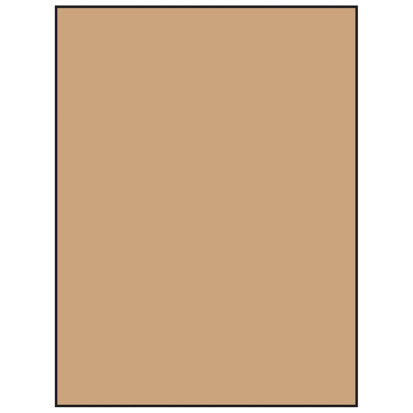 8.5" x 11" Brown Kraft Rectangular Sheet Labels
