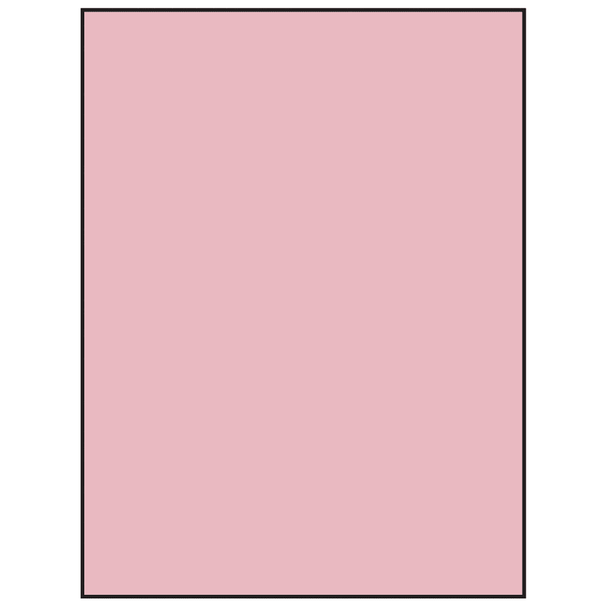 8.5" x 11" Pastel Pink Rectangular Sheet Labels